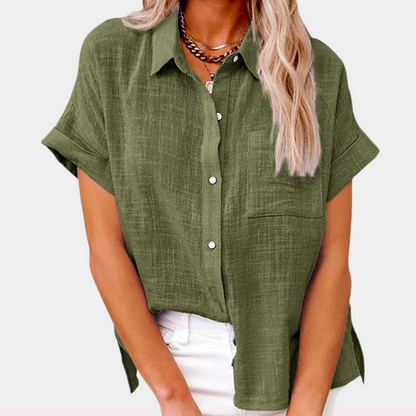 Bella - Summer Button Blouse
