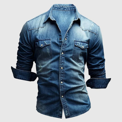 Aaron - Chemise en jean slim fit