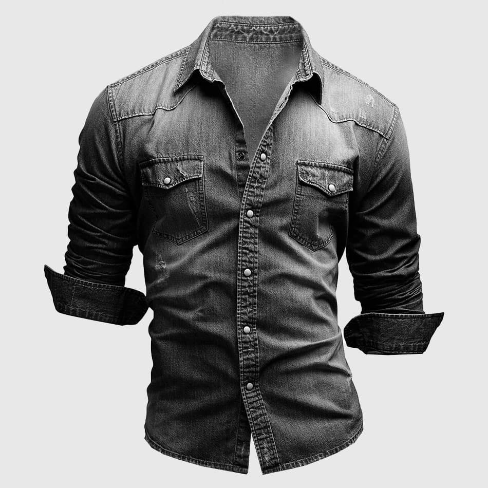 Aaron - Chemise en jean slim fit