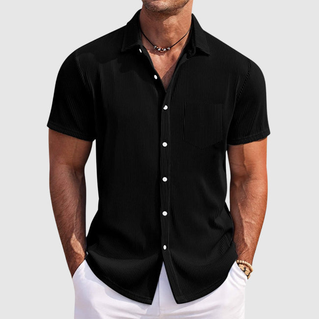 Ayden - Chemise rayée à manches courtes