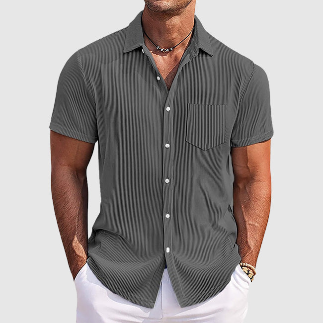 Ayden - Chemise rayée à manches courtes