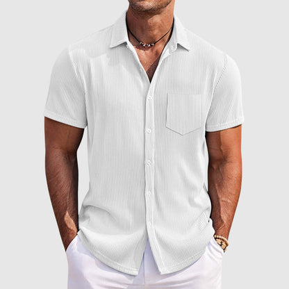 Ayden - Chemise rayée à manches courtes
