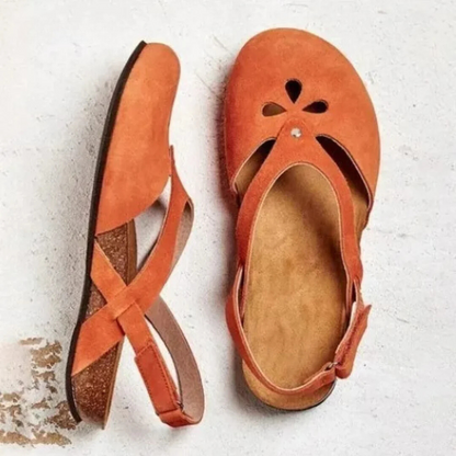 Maya - Closed-Toe Slingback Sandals