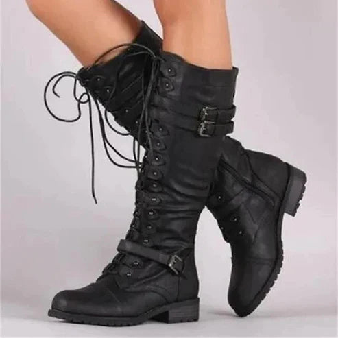 Bottes rétro à lacets Kennedy