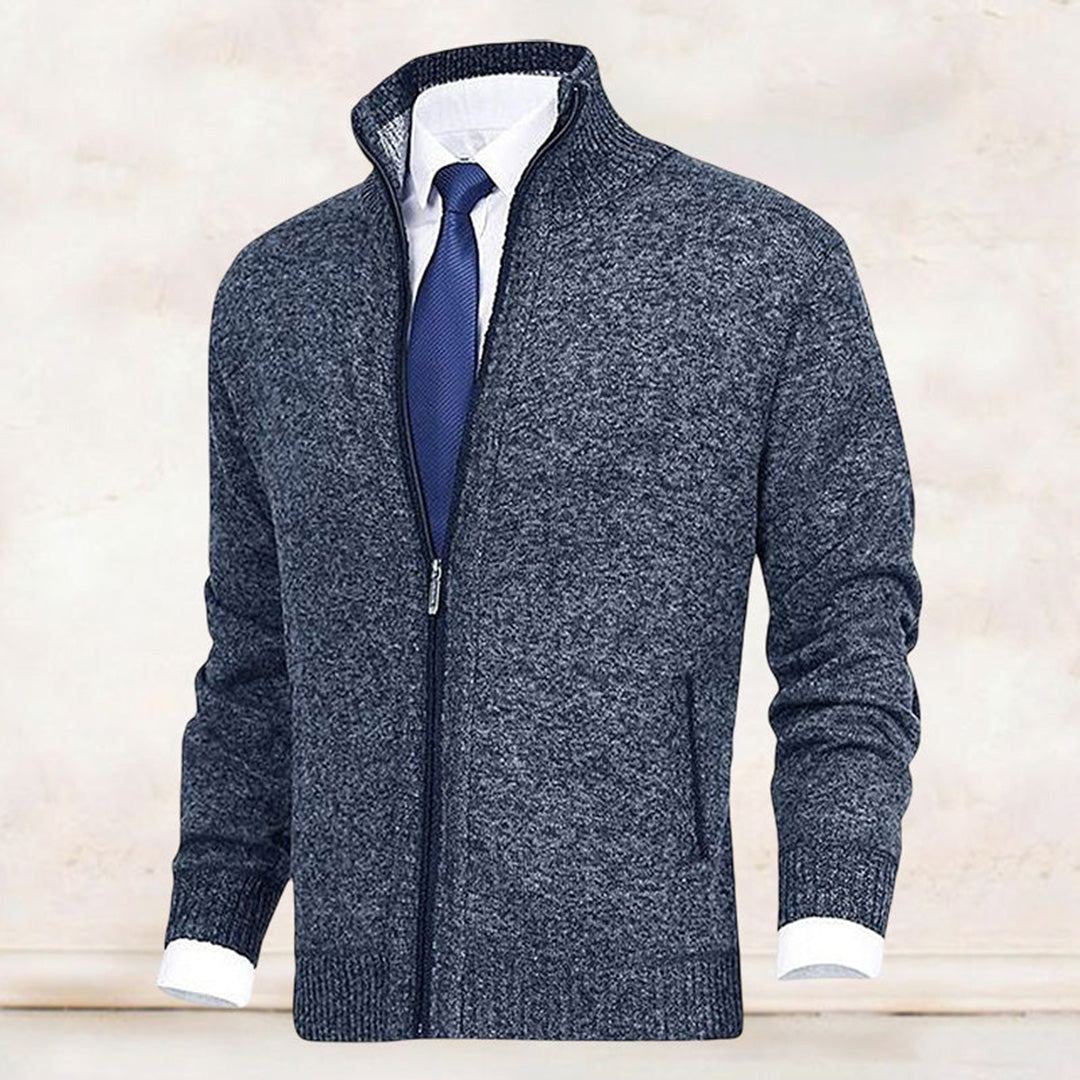 Jordan - Pull zippé en maille