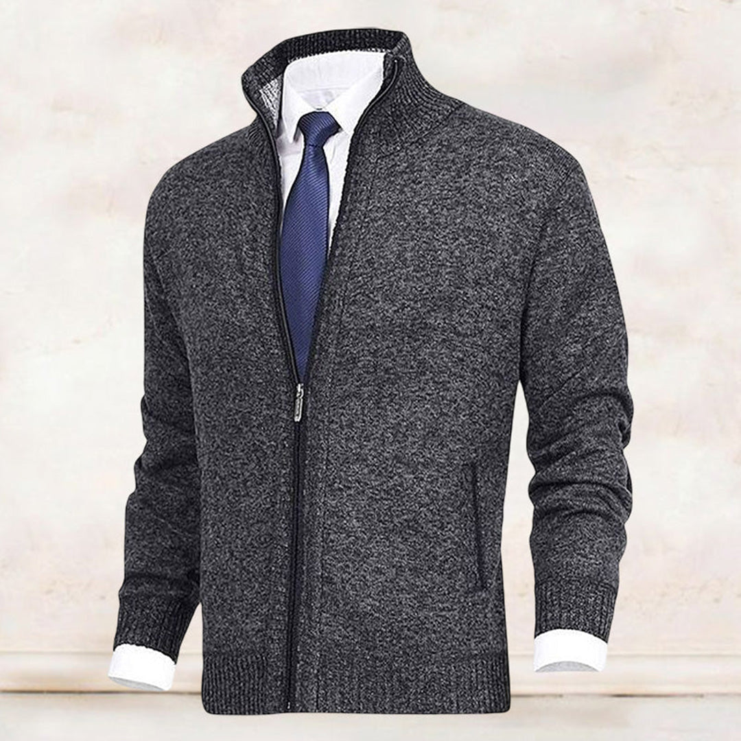Jordan - Pull zippé en maille