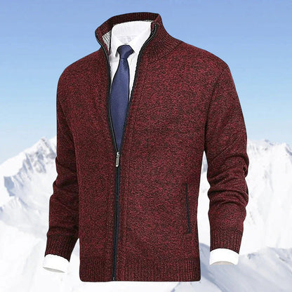 Jordan - Pull zippé en maille