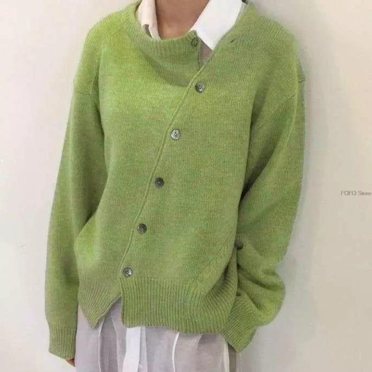 Gilet en laine à boutons Virginia -