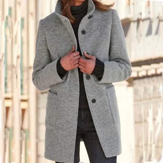 Manteau d'hiver Diana - aspect laine