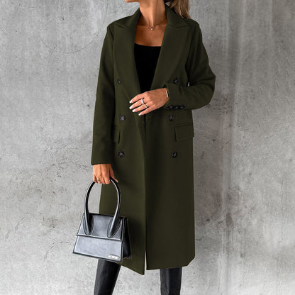 Savannah - Classic Mid-Calf Overcoat