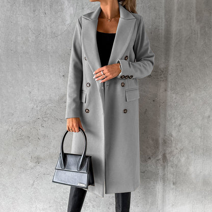 Savannah - Classic Mid-Calf Overcoat