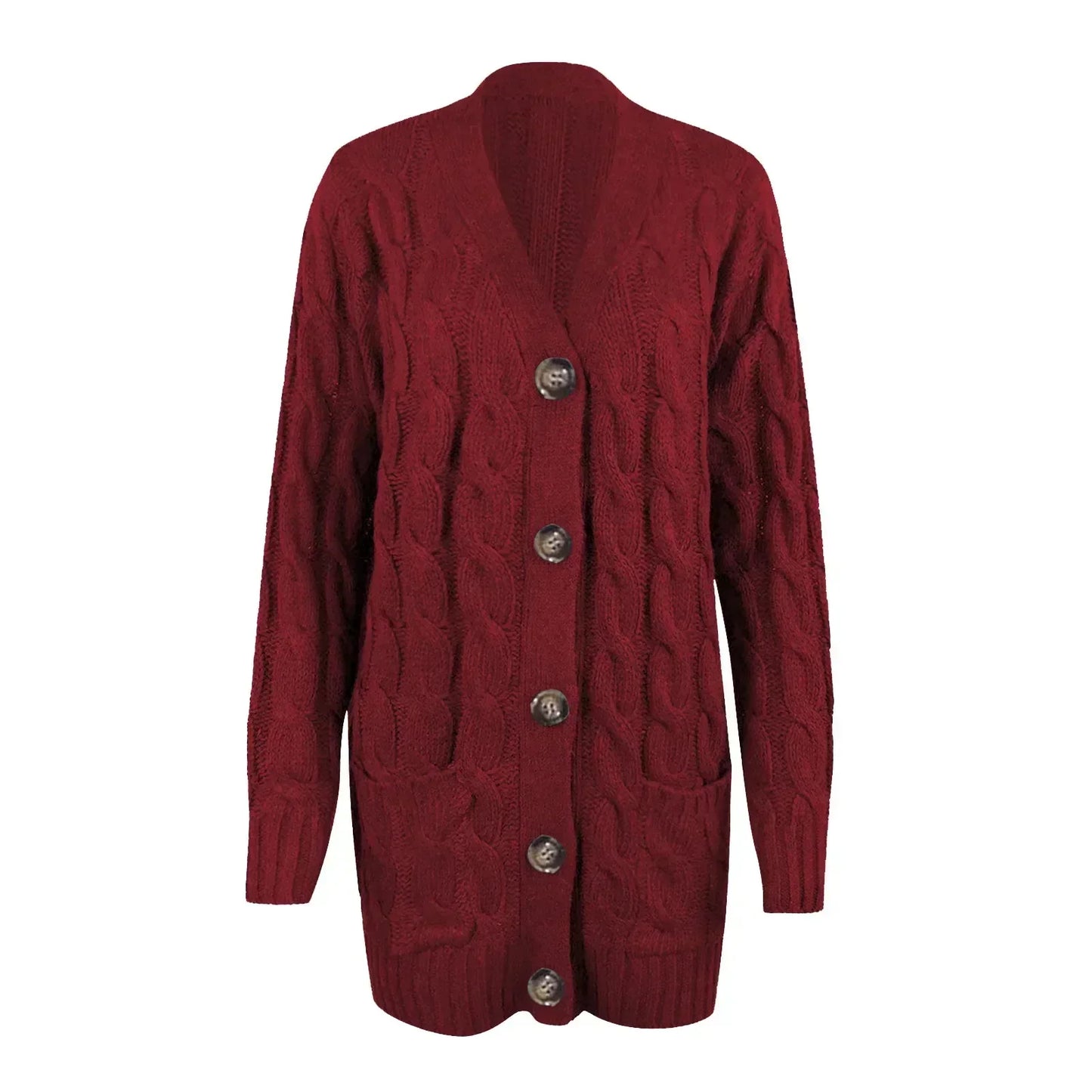 Natalie - Knit Button Cardigan