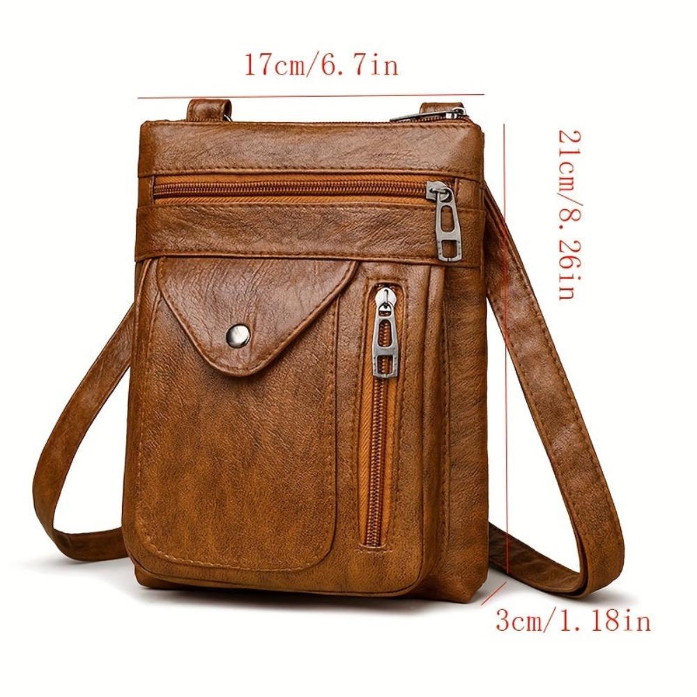 Rebecca - Vegan Leather Crossbody Shoulder Bag