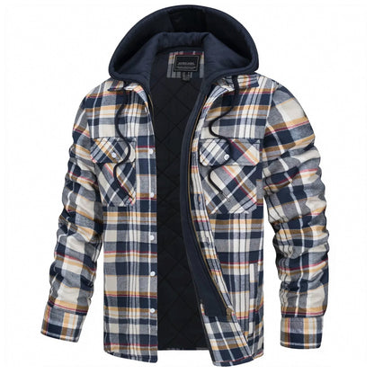Parker - Veste à capuche à carreaux