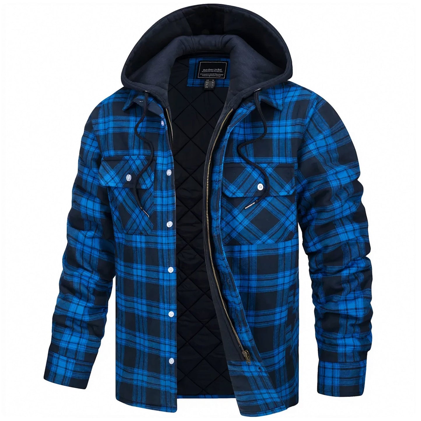 Parker - Veste à capuche à carreaux