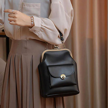 Sac à main structuré Diana en cuir végétalien