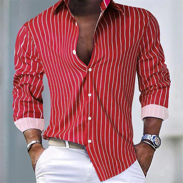 Luke - Chemise rayée à boutons