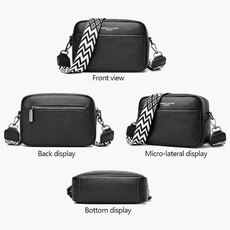 Stella - Pebbled Leather Crossbody Bag