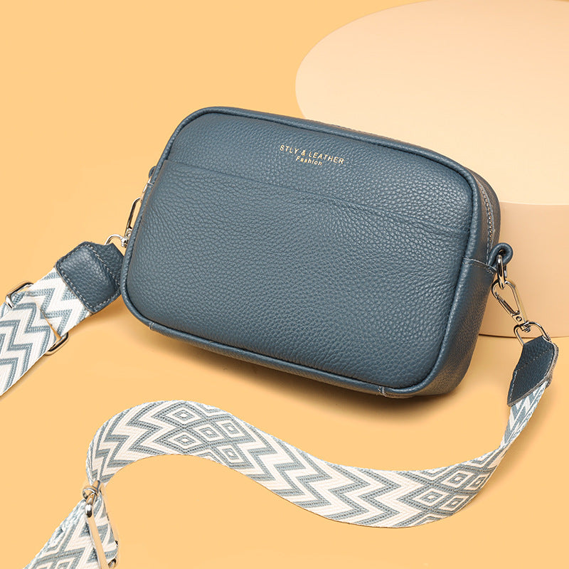 Stella - Pebbled Leather Crossbody Bag