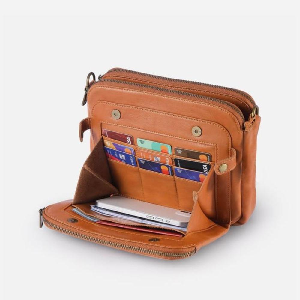 Anne - Sac bandoulière en cuir végétalien