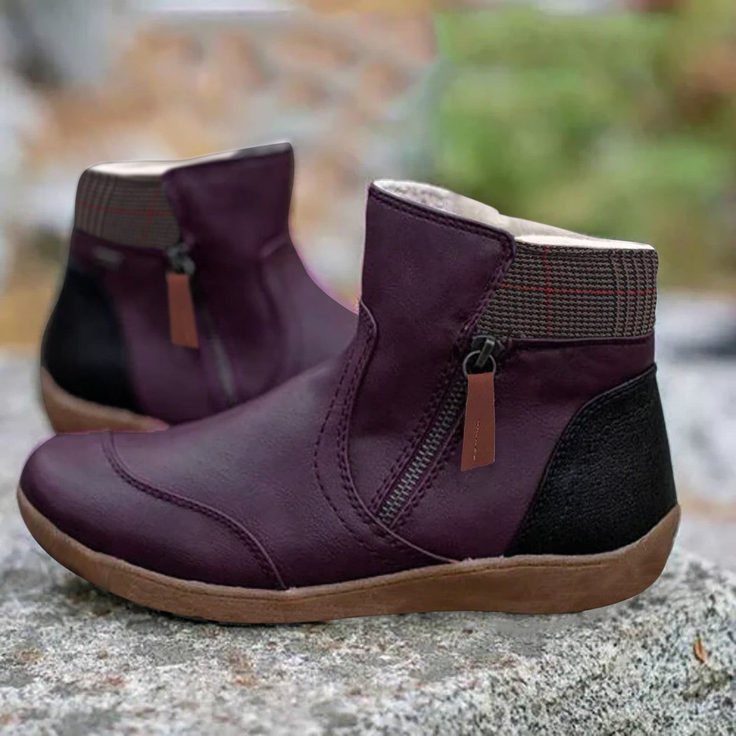 Laurie - Faux Fur Ankle Boots