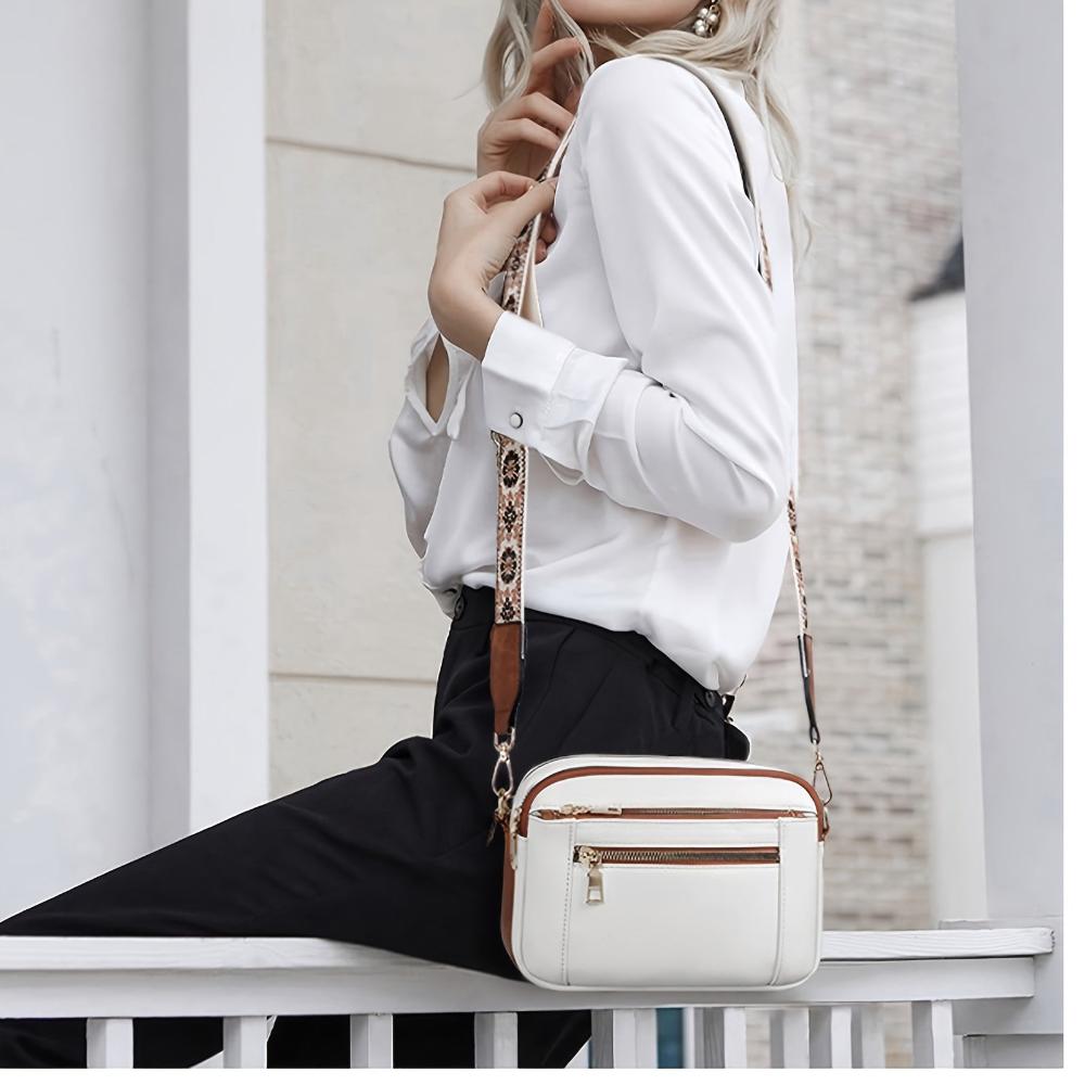 Christine - Sac bandoulière en cuir végétalien