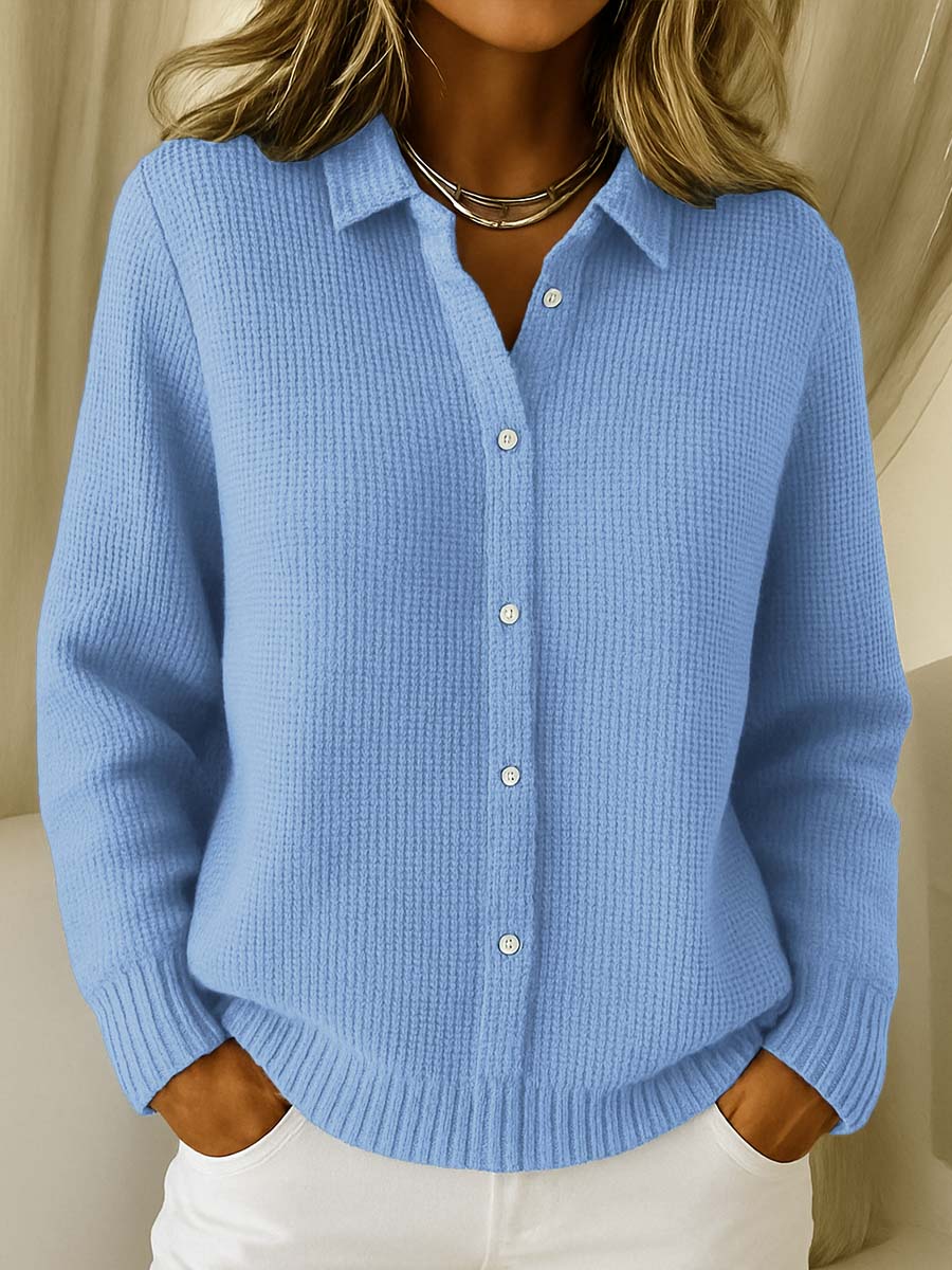 Elegant women's knitted blouse