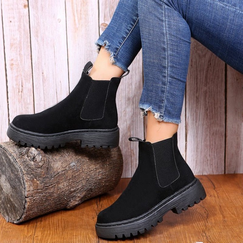 Olivia - Bottines à semelles épaisses