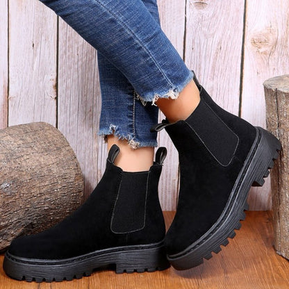 Olivia - Bottines à semelles épaisses