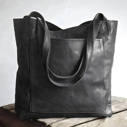Isabella - Sac cabas oversize en cuir végan