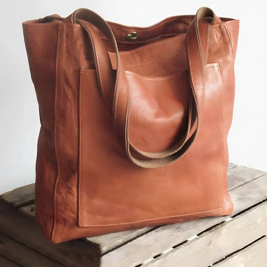 Isabella - Sac cabas oversize en cuir végan