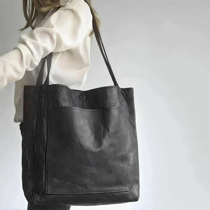 Isabella - Sac cabas oversize en cuir végan