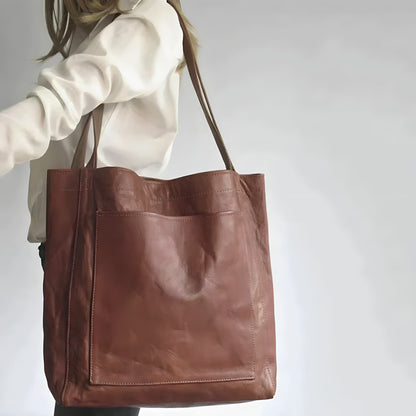 Isabella - Sac cabas oversize en cuir végan