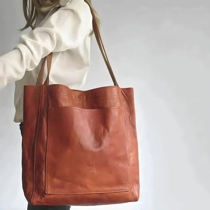 Isabella - Sac cabas oversize en cuir végan