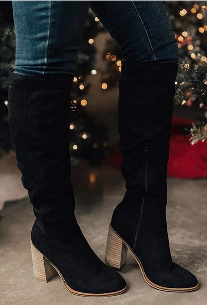 Eliana - Bottes hautes en daim