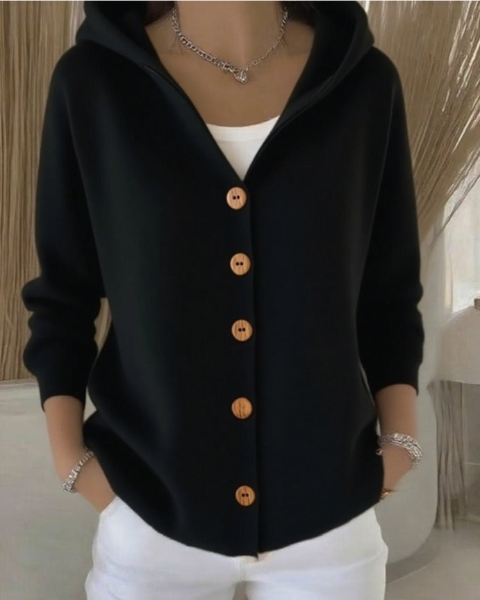 Elegant long sleeve cardigan