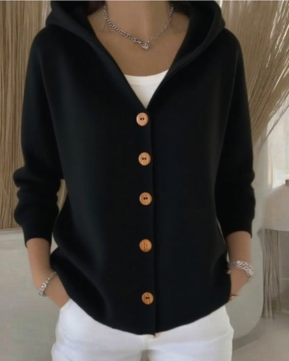 Elegant long sleeve cardigan