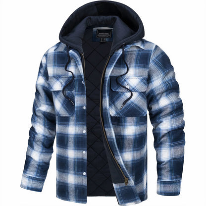 Mason Checked Zip-Up Jacket