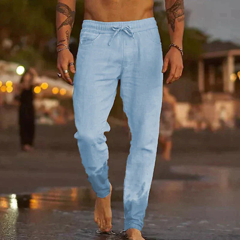 Breezy Linen Beach Pants