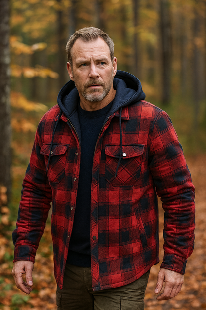 Mason Checked Zip-Up Jacket