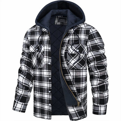 Mason Checked Zip-Up Jacket