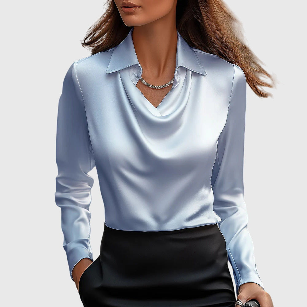 Brooklyn Elegant Satin Blouse