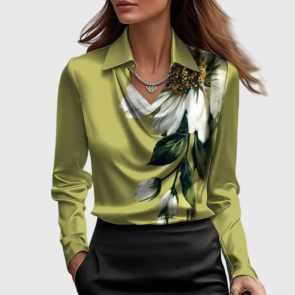 Brooklyn Elegant Satin Blouse
