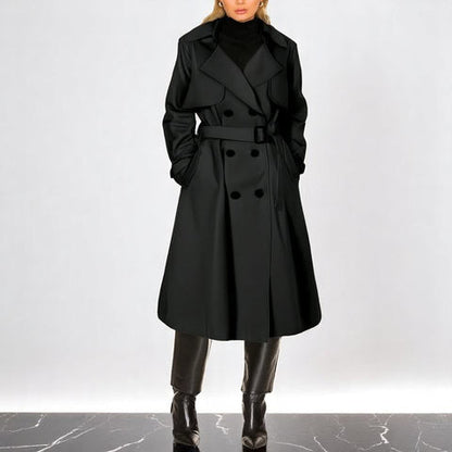 Vespera Elegant All-Weather Trenchcoat