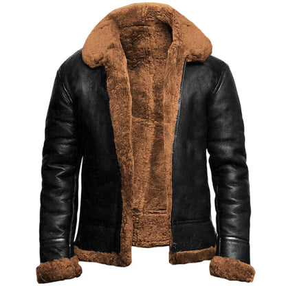 Maurizio Cozy Leather Jacket