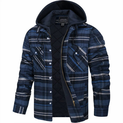 Mason Checked Zip-Up Jacket