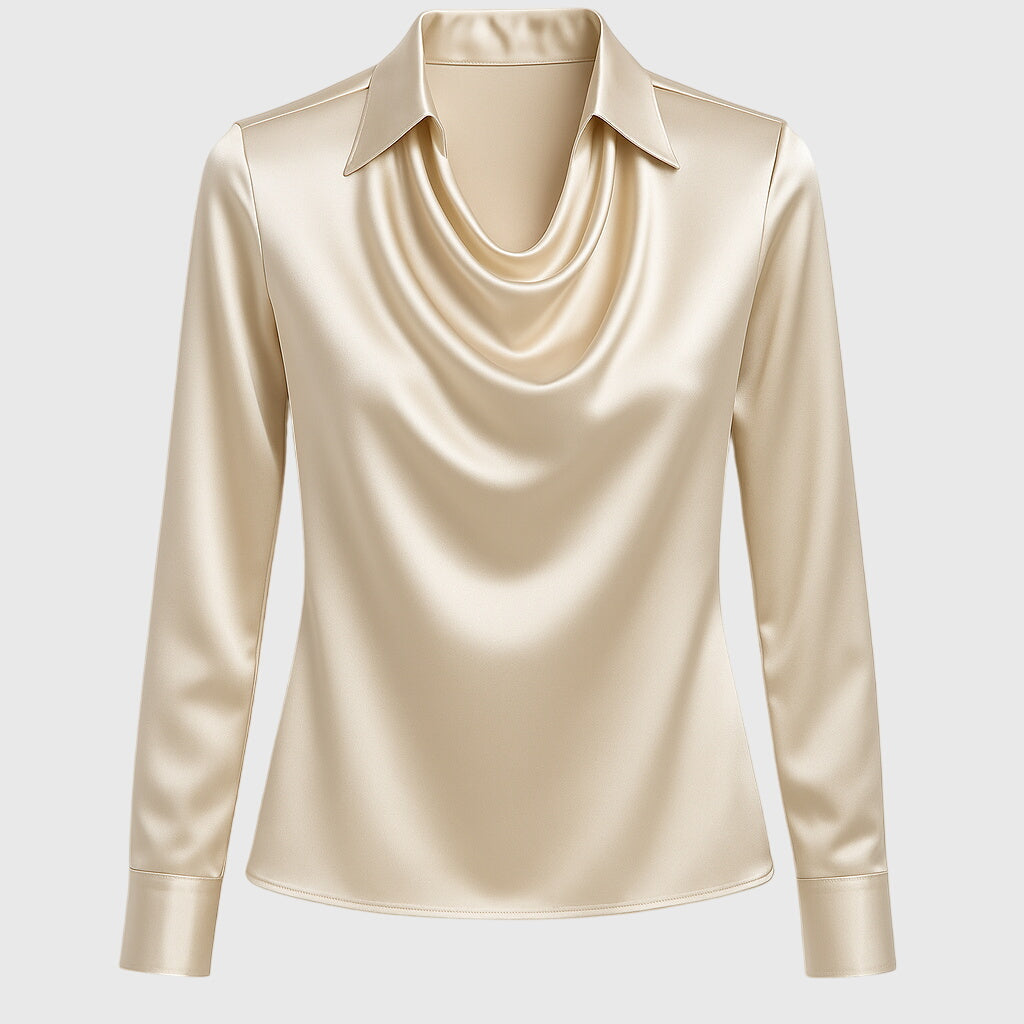 Brooklyn Elegant Satin Blouse