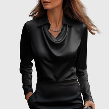 Brooklyn Elegant Satin Blouse