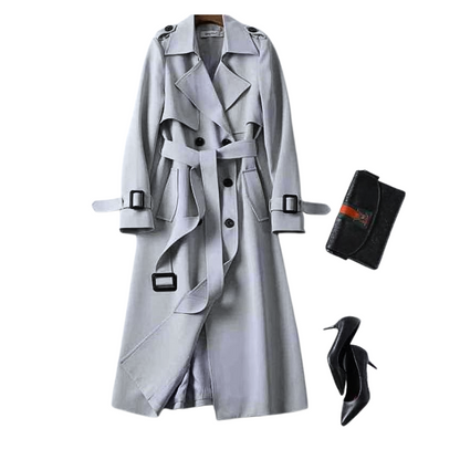 Vespera Elegant All-Weather Trenchcoat