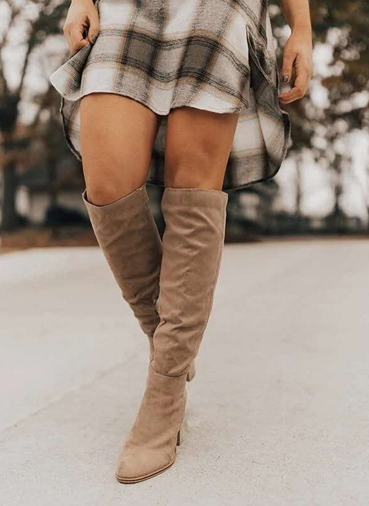 Eliana - Bottes hautes en daim